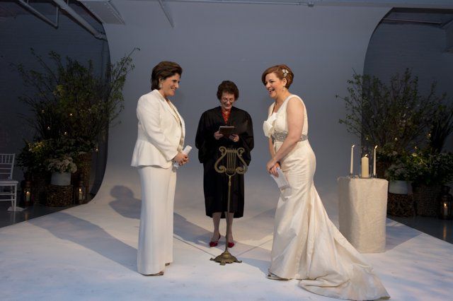 Retired NY State Chief Judge Judith Kaye officiated at City Council Speaker Quinn's wedding